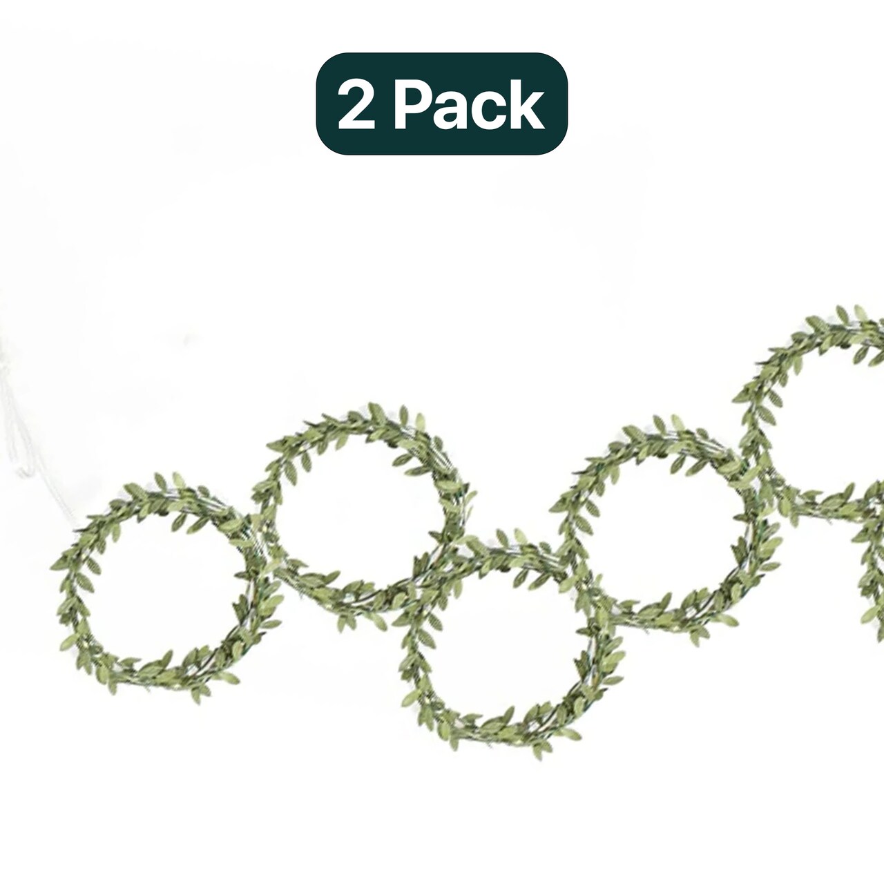 Faux Vine Curtain Lights – 96 LED Hanging Garland for Stylish Spaces